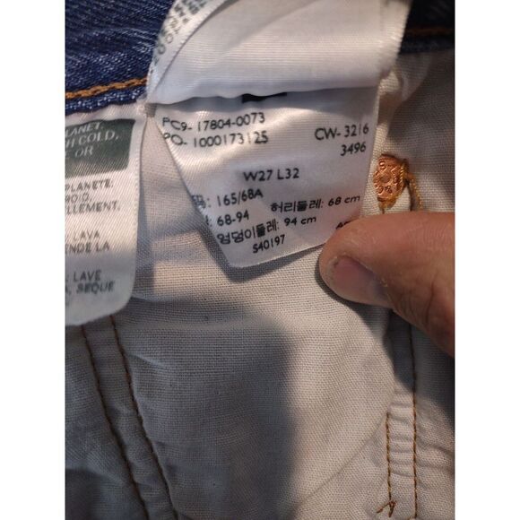 Levi's Jeans 501 CT Mens 32x28 (actual) Slim Custom Tapered Button Fly Denim - Picture 12 of 12